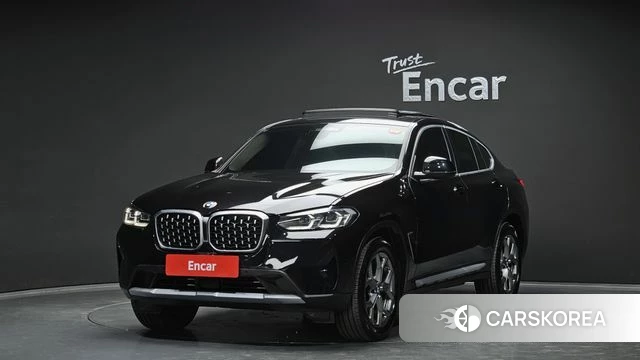 BMW X4 (G02) 2022 Черный из Кореи