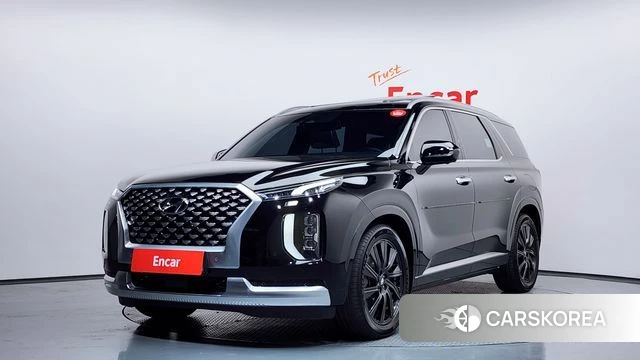 Hyundai Palisade 2021 Черный из Кореи