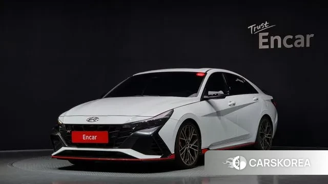 Hyundai Avante (CN7) 2022 Белый из Кореи