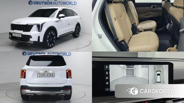 Kia The New Sorento 4th Generation 2023 Белый из Кореи