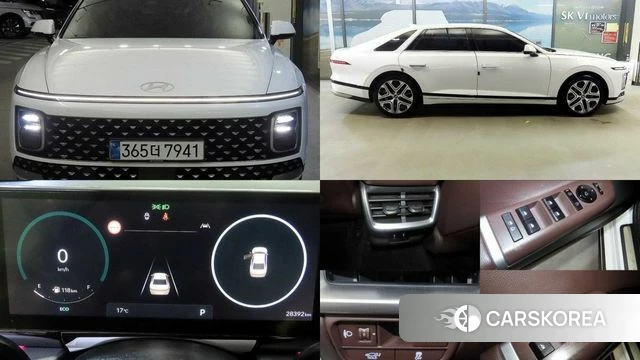 Hyundai Grandeur (GN7) 2023 Белый из Кореи