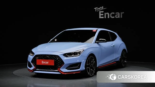 Hyundai Veloster (JS) 2018 Небесно-голубой из Кореи