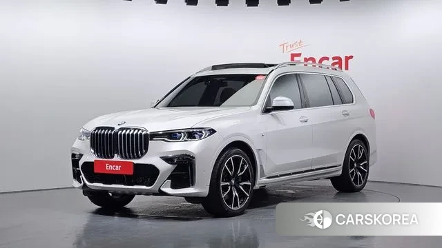 BMW X7 (G07) 2021 Белый из Кореи