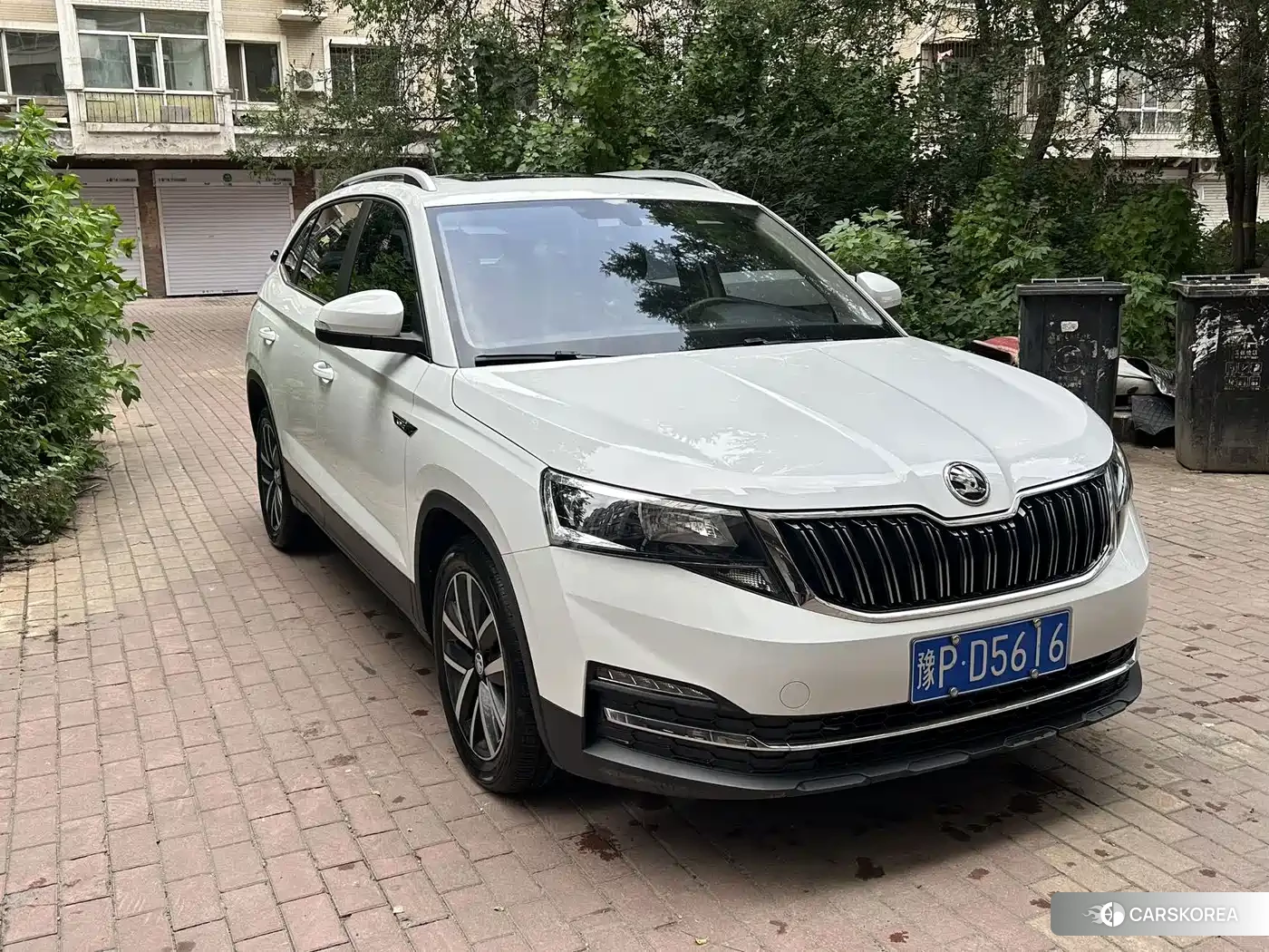 Skoda Kamiq 2023 Белый из Китая