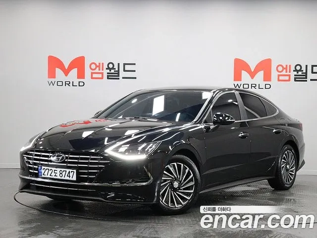 Hyundai Sonata Hybrid (DN8) 2021 Черный из Кореи