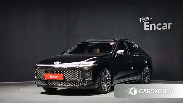 Hyundai Grandeur (GN7) 2023 Черный из Кореи