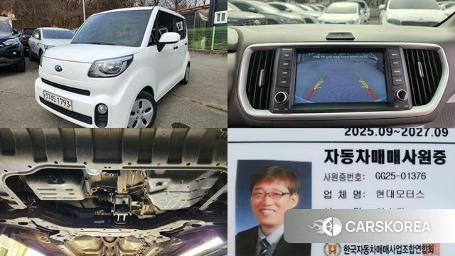 Kia The New Ray 2019 Белый из Кореи