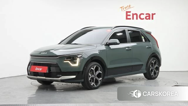 Kia Di Ol Nu Niro 2023 Синий нефрит из Кореи