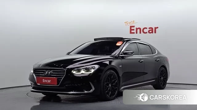 Hyundai Grandeur IG Hybrid 2018 Черный из Кореи