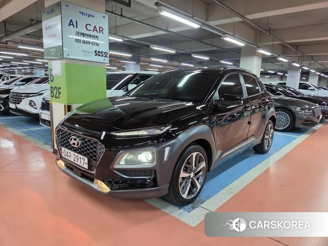 Hyundai Kona 2018 Черный из Кореи