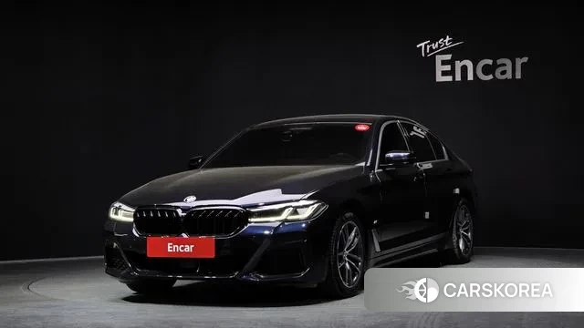 BMW 5 Series (G30) 2021 Черный из Кореи