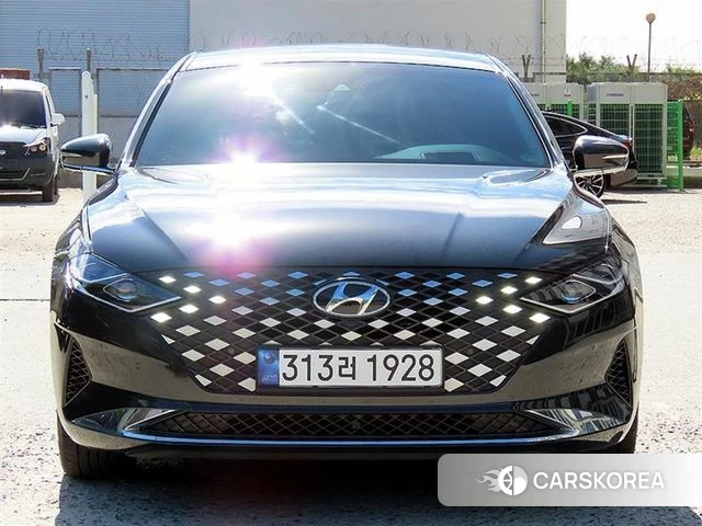 Hyundai The New Grandeur IG Hybrid 2020 Черный из Кореи