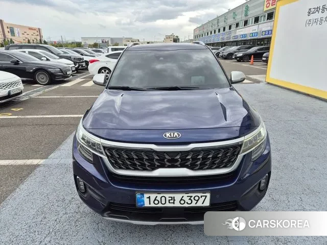 Kia Seltos 2020 Синий из Кореи
