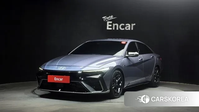 Hyundai The New Avante Hybrid (CN7) 2025 Небесно-голубой из Кореи