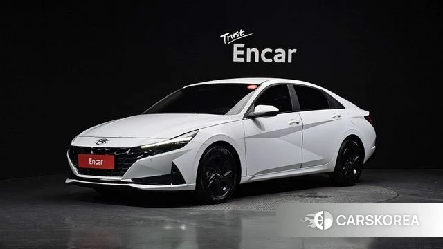 Hyundai Avante (CN7) 2020 Белый из Кореи