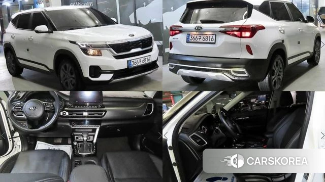 Kia Seltos 2021 Белый из Кореи