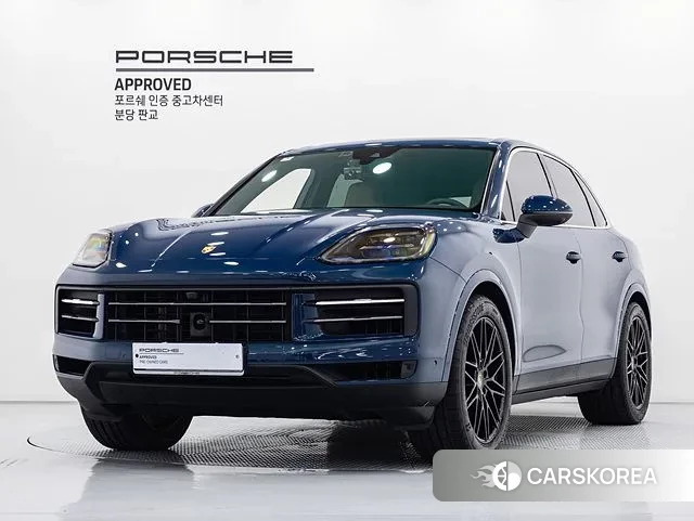 Porsche Cayenne (PO536) 2023 Синий из Кореи