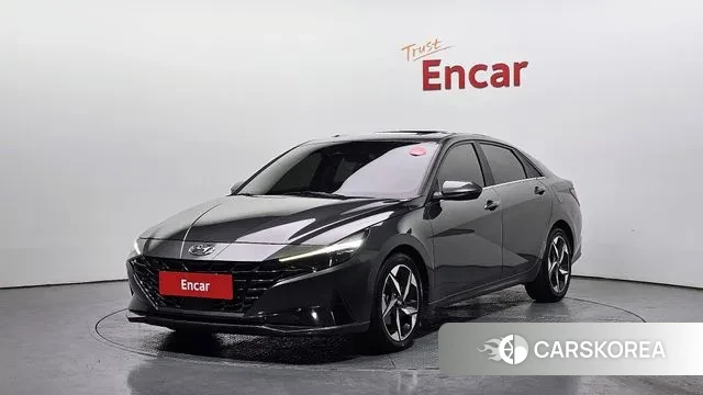 Hyundai Avante (CN7) 2021 Серый из Кореи