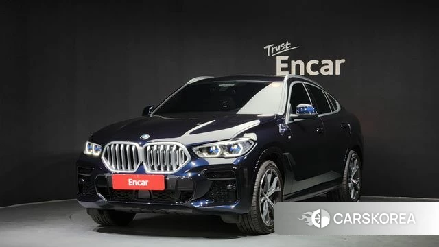 BMW X6 (G06) 2023 Черный из Кореи