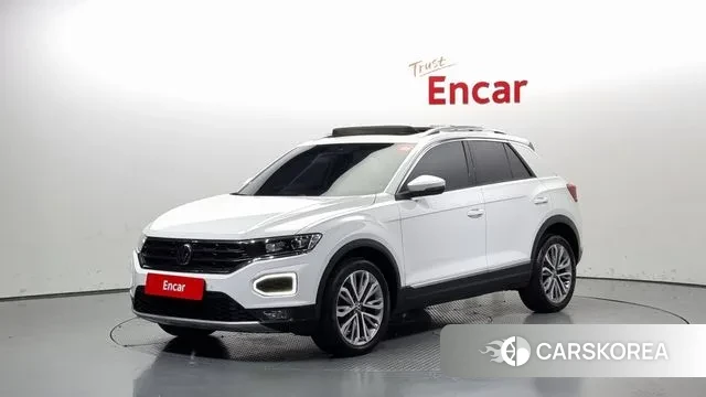 Volkswagen T-Roc 2021 Белый из Кореи