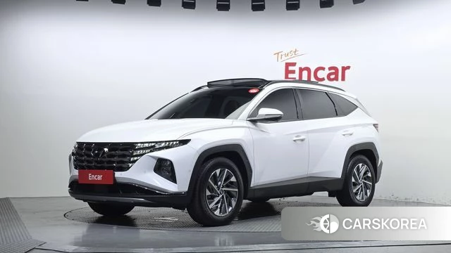 Hyundai Tucson Hybrid (NX4) 2023 Белый из Кореи