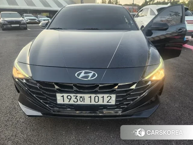 Hyundai Avante (CN7) 2021 Черный из Кореи