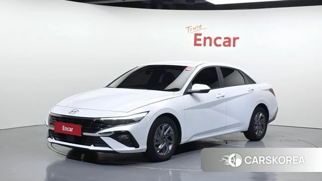 Hyundai The New Avante (CN7) 2023 Белый из Кореи