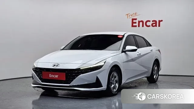 Hyundai Avante (CN7) 2020 Белый из Кореи