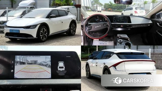 Kia EV6 2022 Белый из Кореи