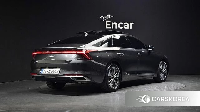Kia K8 Hybrid 2022 Серый из Кореи
