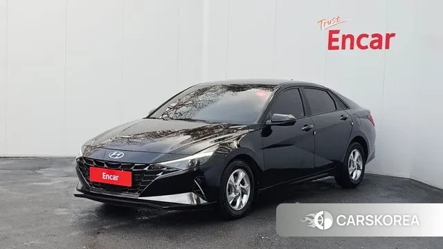 Hyundai Avante (CN7) 2022 Черный из Кореи