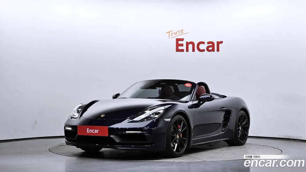 Porsche 718 Boxster 2018 Зеленый из Кореи