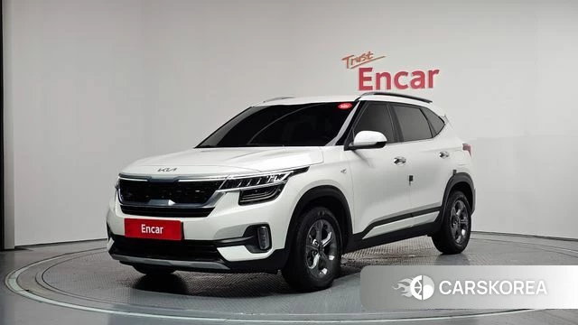 Kia Seltos 2022 Белый из Кореи