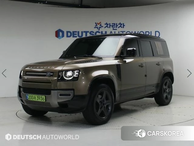 Land Rover Defender (L663) 2025 Серебристо-серый из Кореи
