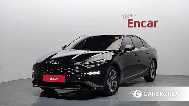 Kia K8 Hybrid 2021 Черный из Кореи