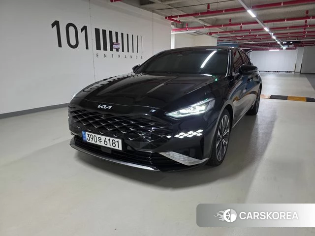 Kia K8 2021 Черный из Кореи