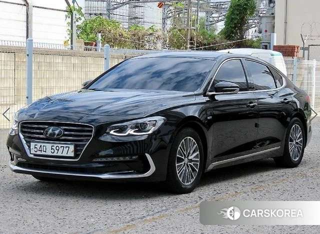 Hyundai Grandeur IG Hybrid 2018 Черный из Кореи