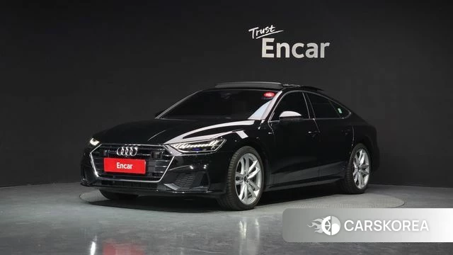 Audi A7 (4K) 2023 Черный из Кореи