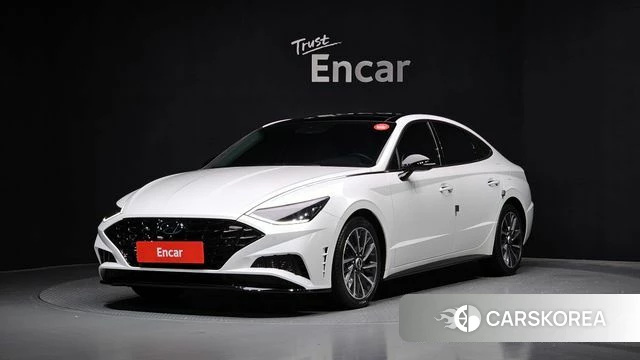 Hyundai Sonata (DN8) 2019 Белый из Кореи