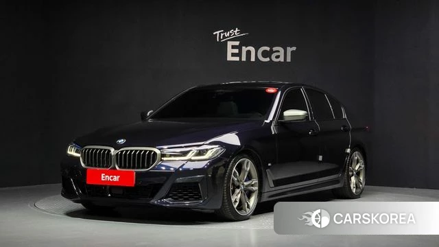 BMW 5 Series (G30) 2021 Черный из Кореи