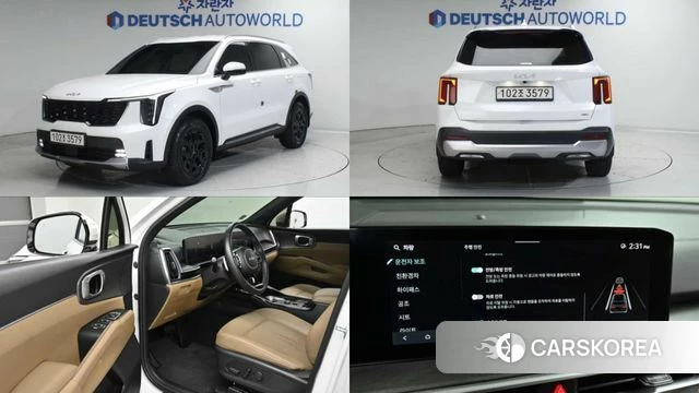 Kia The New Sorento 4th Generation 2024 Белый из Кореи