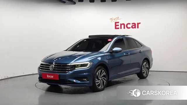 Volkswagen 7th Generation of Jetta 2021 Синий из Кореи