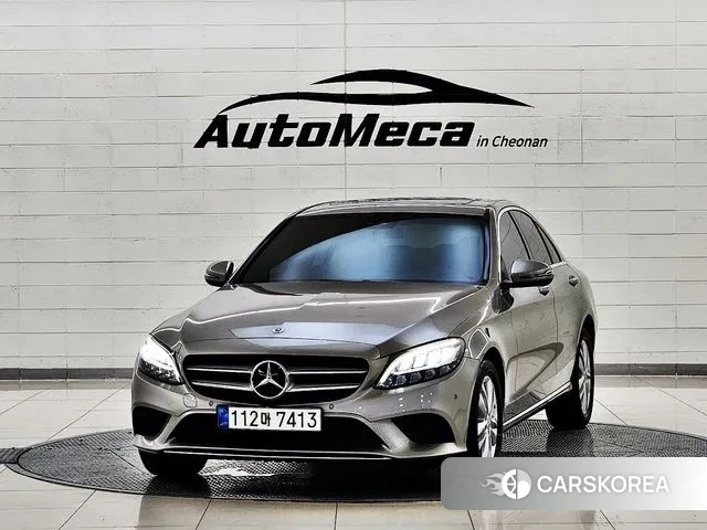 Mercedes-Benz C-Class W205 2020 Серебристо-серый из Кореи