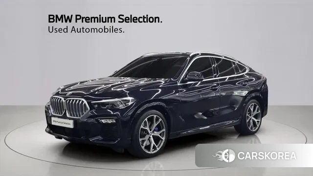 BMW X6 (G06) 2021 Черный из Кореи