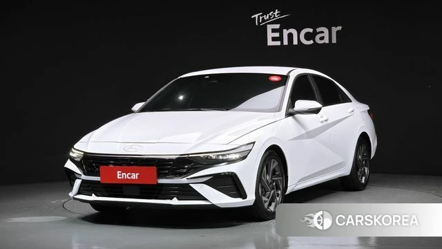 Hyundai The New Avante (CN7) 2023 Белый из Кореи