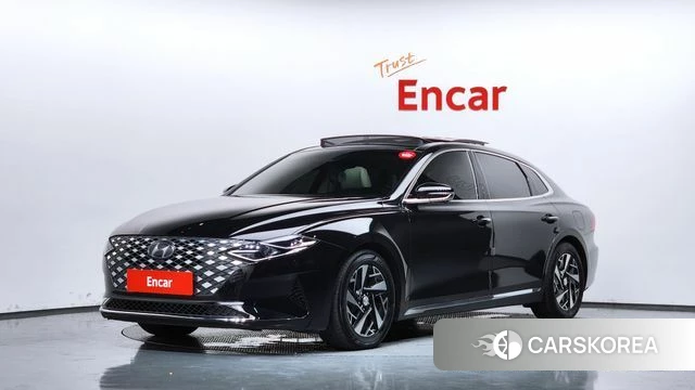 Hyundai The New Grandeur IG Hybrid 2022 Черный из Кореи