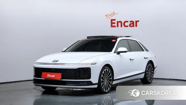 Hyundai Grandeur Hybrid (GN7) 2024 Белый из Кореи