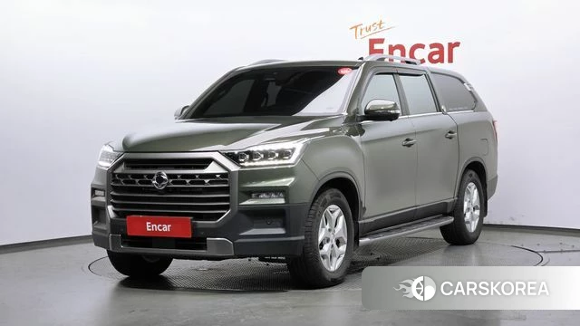 Ssangyong The New Rexton Sport 2024 Светло-зеленый из Кореи