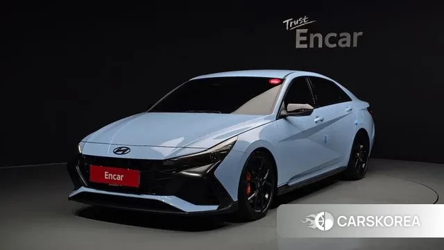 Hyundai Avante (CN7) 2022 Небесно-голубой из Кореи