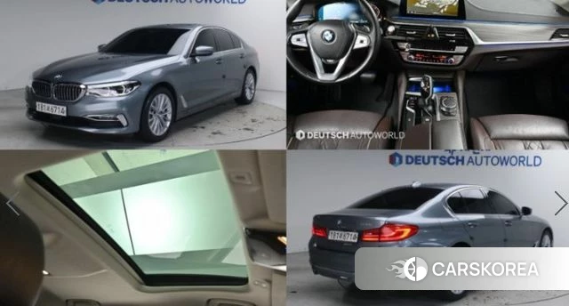BMW 5 Series (G30) 2019 Серый из Кореи